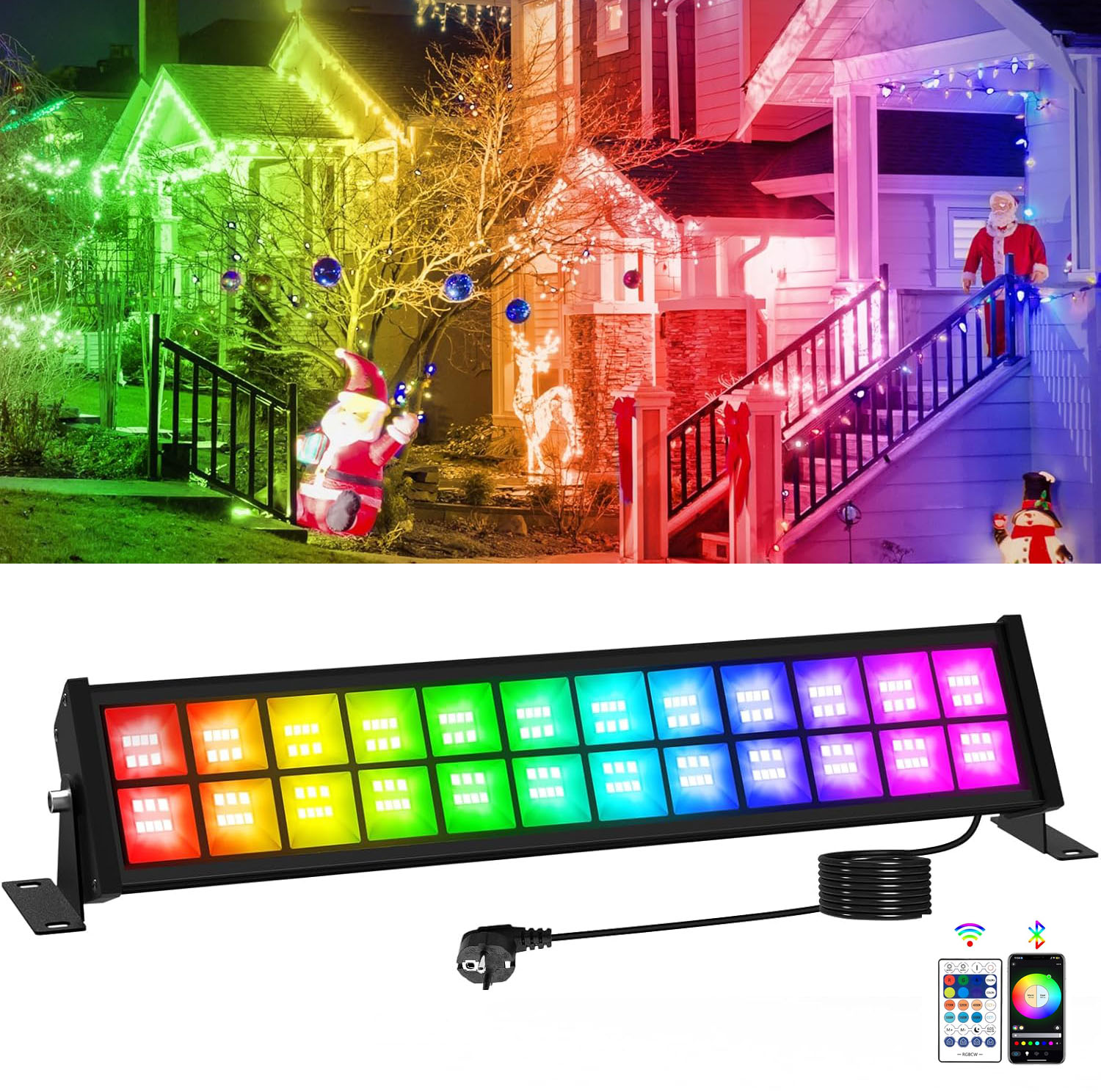 50/72 Вт RGB светодиодный прож – обзор и цена Outdoor Lighting Uk