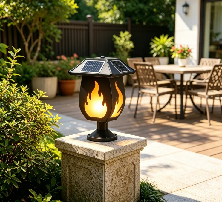 Солнечные фонари в виде колонн – обзор и цена Outdoor Lighting Waterproof