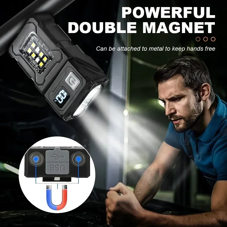 Мини-фонарик с USB-зарядкой, с – обзор и цена Outdoor Lighting Black