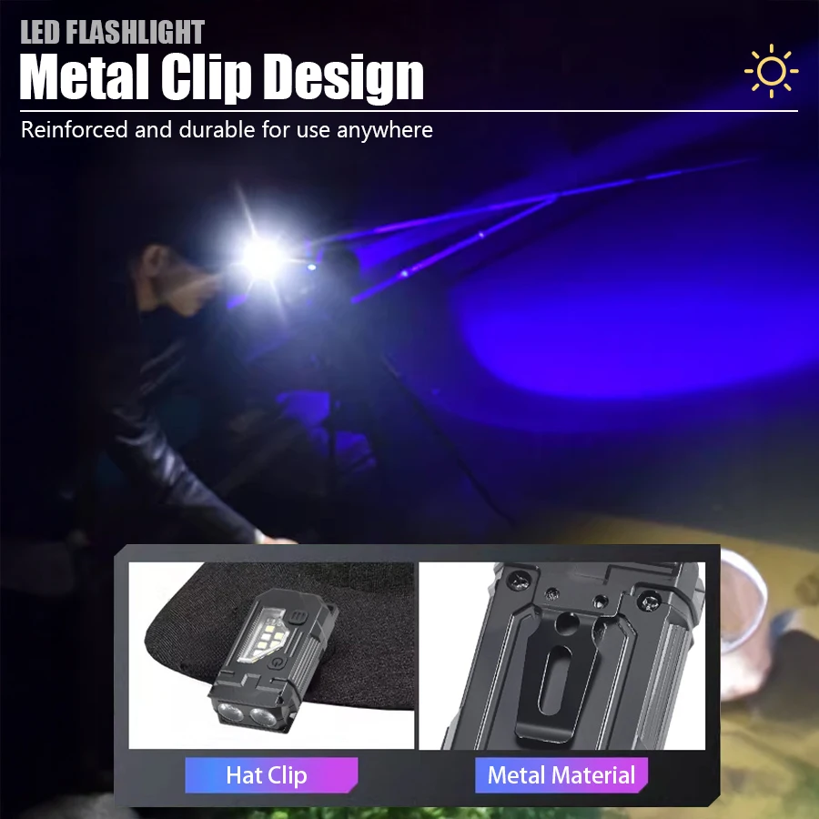Мини-фонарик-брелок EDC - Пере – обзор и цена Outdoor Lighting Black