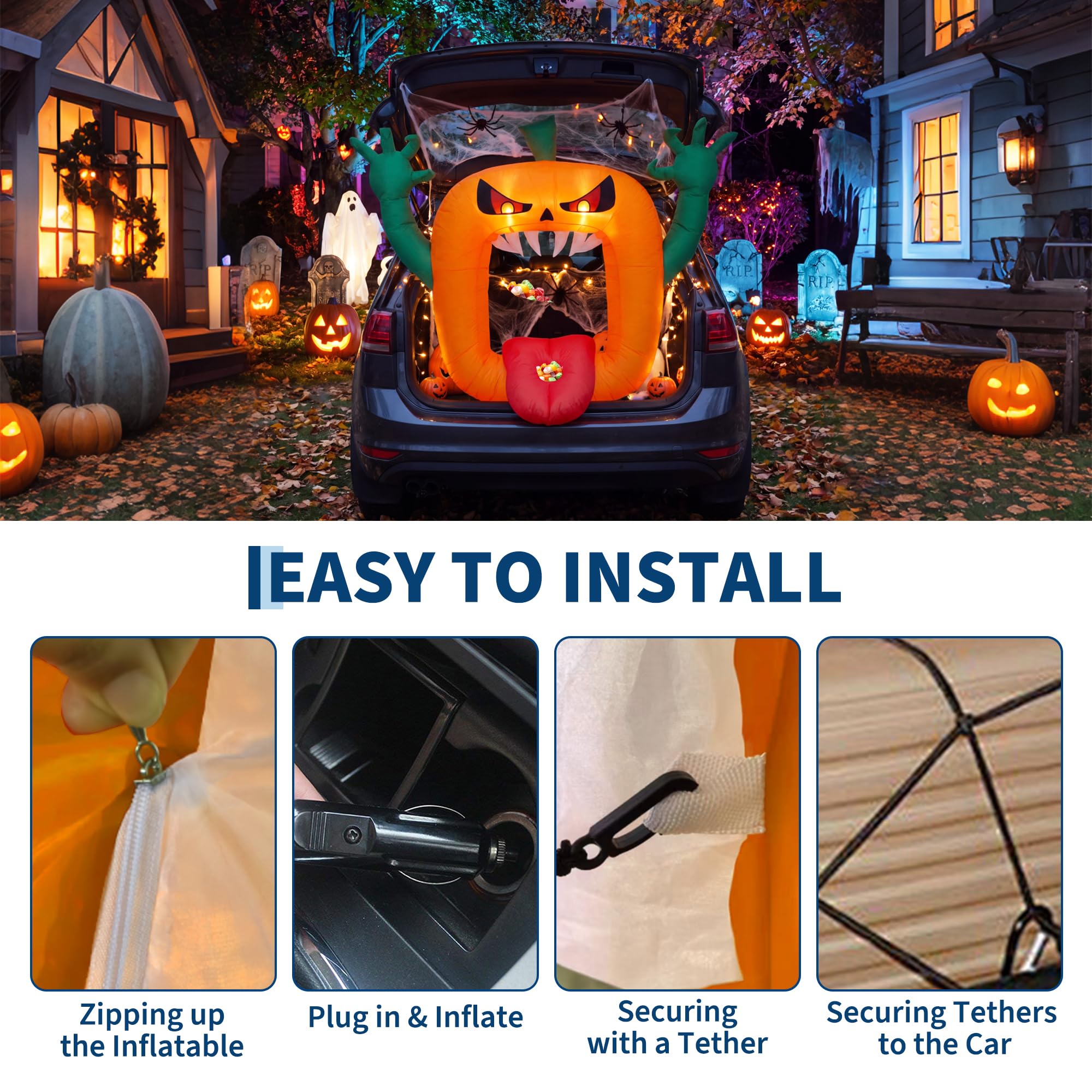 Надувная фигура в виде страшно – обзор и цена Outdoor Lighting Effects